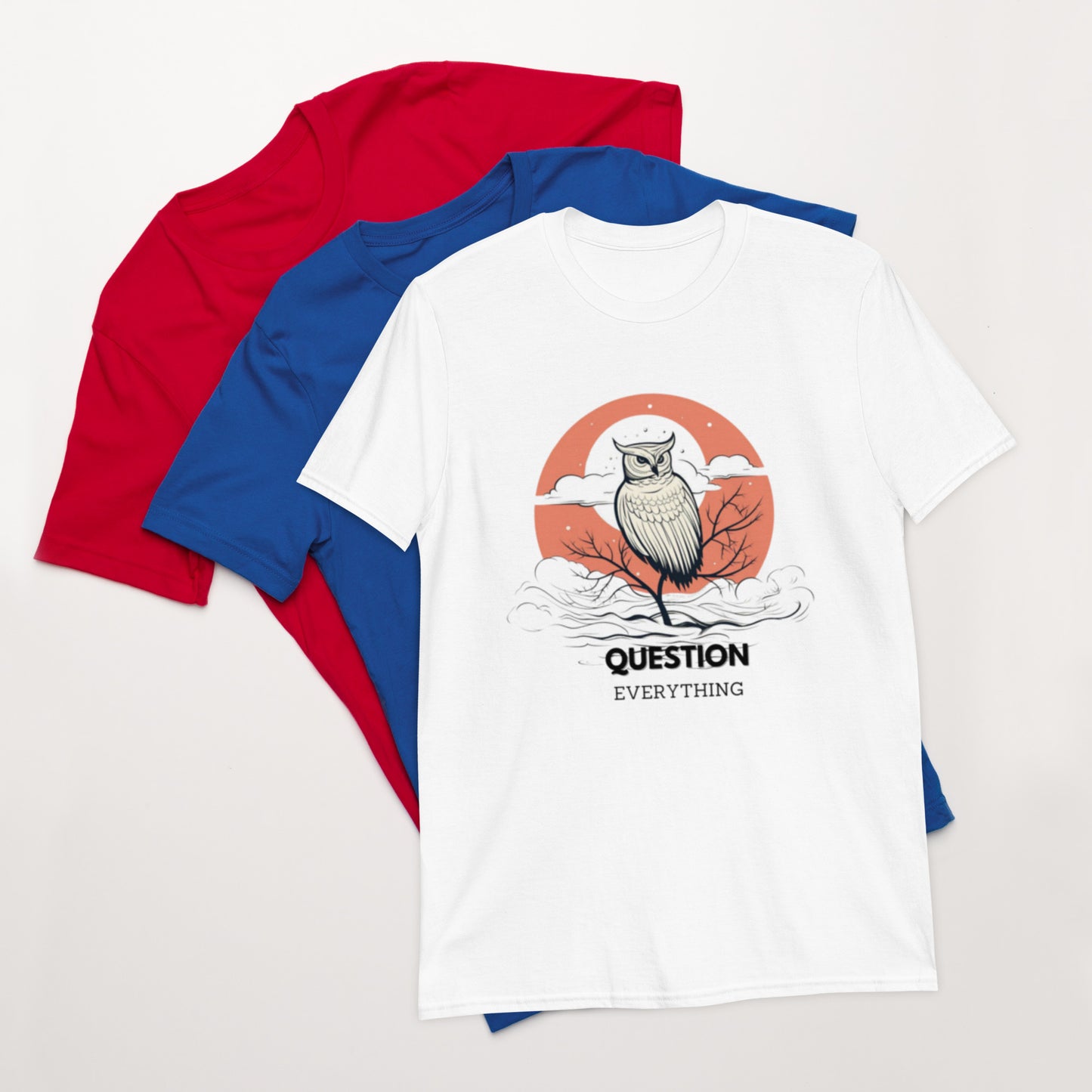 Short-Sleeve Unisex T-Shirt - OWL QUESTION